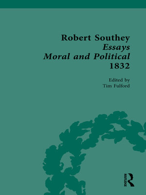 cover image of Robert Southey Essays Moral and Political 1832